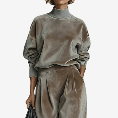 Rina - Στυλάτο Casual Δίδυμο Σετ