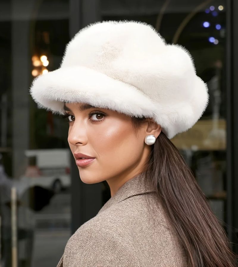 Tallina - Καπέλο Μπερέ από Συνθετική Γούνα