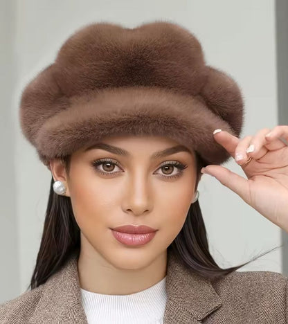 Tallina - Καπέλο Μπερέ από Συνθετική Γούνα