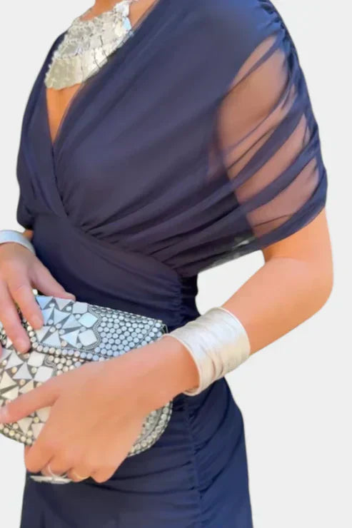 Myna - Κομψό Καθημερινό Midi Φόρεμα