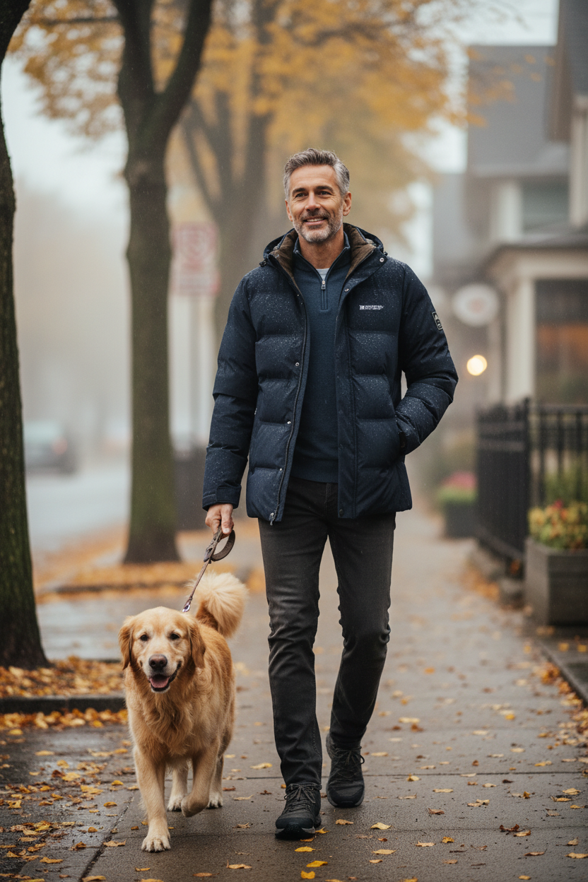 Trenrik - Στυλάτο Καθημερινό Μπουφάν με Κουκούλα