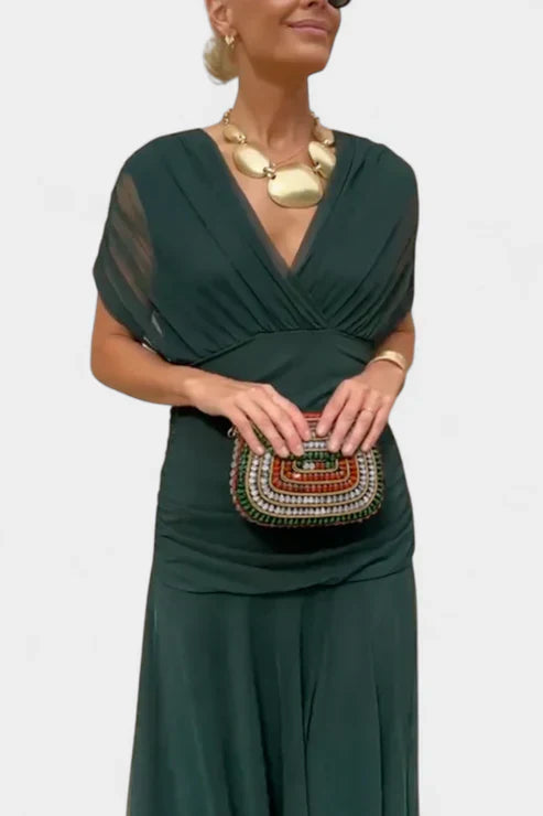 Myna - Κομψό Καθημερινό Midi Φόρεμα