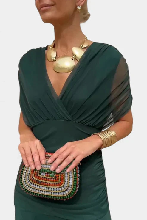 Myna - Κομψό Καθημερινό Midi Φόρεμα