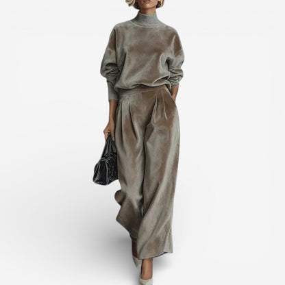 Rina - Στυλάτο Casual Δίδυμο Σετ