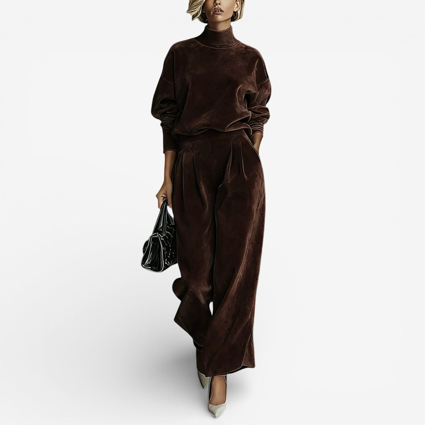 Rina - Στυλάτο Casual Δίδυμο Σετ