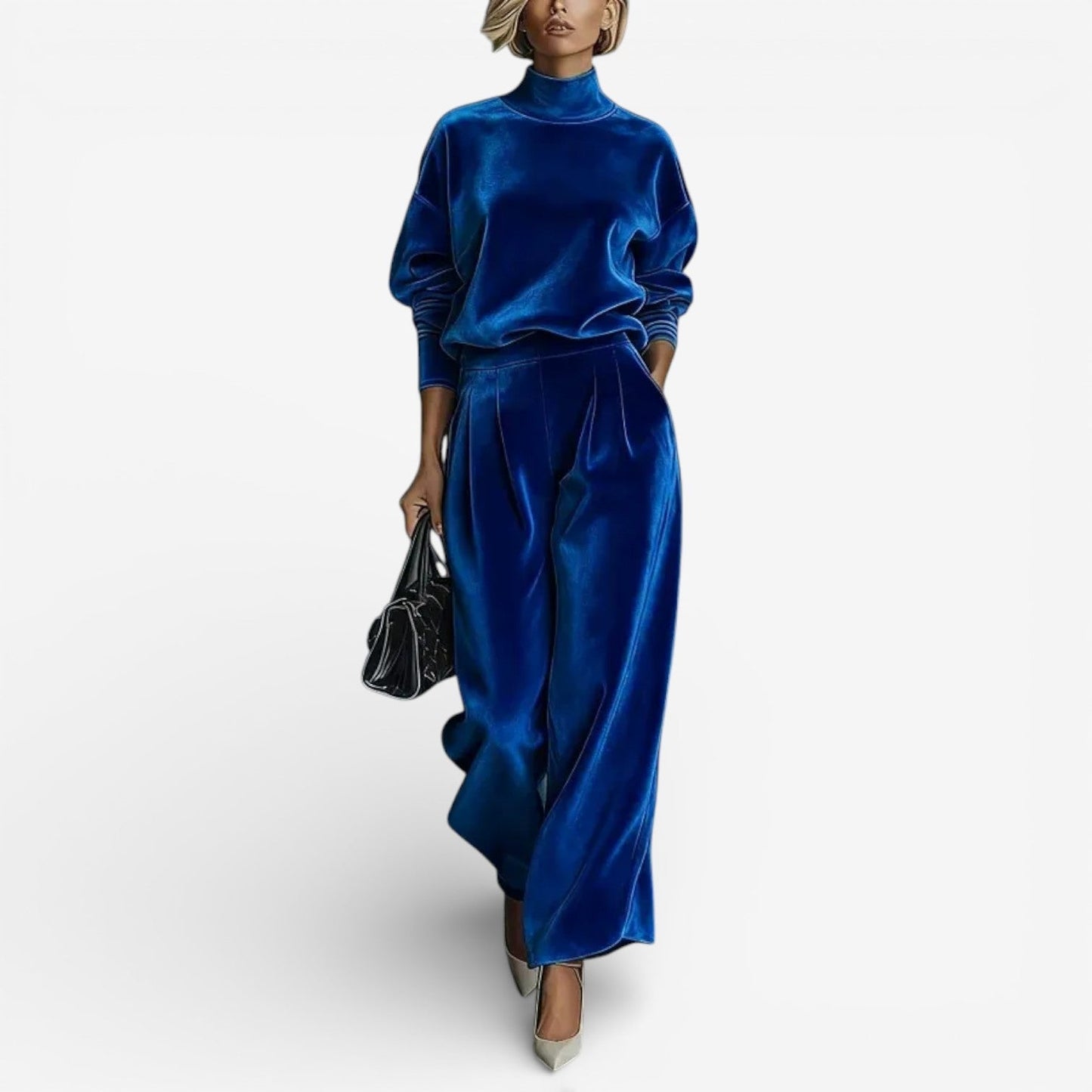 Rina - Στυλάτο Casual Δίδυμο Σετ