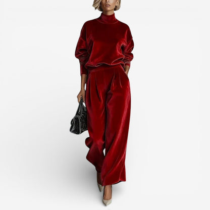 Rina - Στυλάτο Casual Δίδυμο Σετ